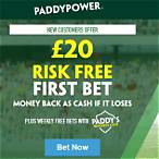paddy power risk free bet
